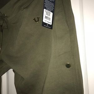 Brand New Large True Religion Olive Sweat Pants